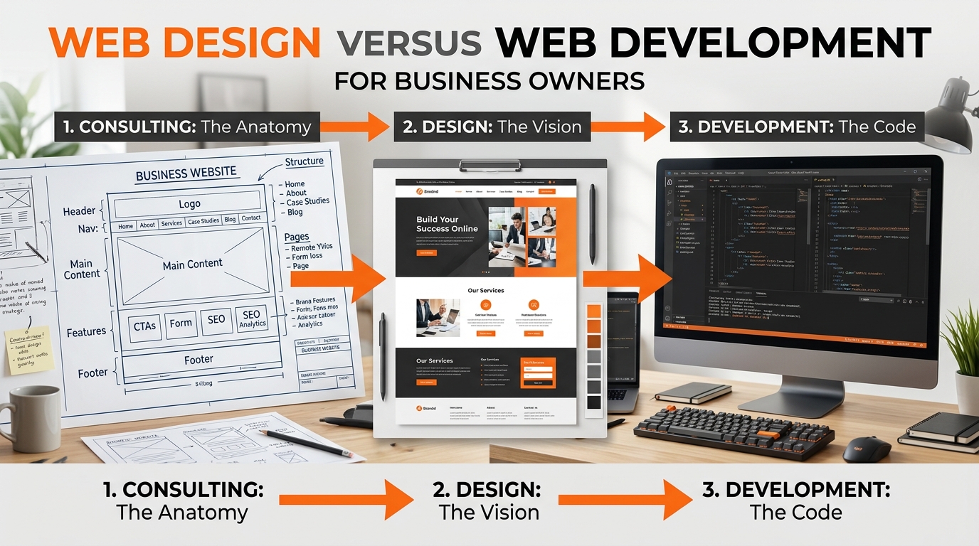 Web Design Versus Web Development for Business Owners